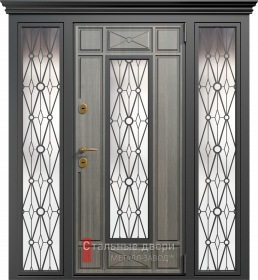 Входные двери МДФ в Люберцах «Двери МДФ со стеклом»