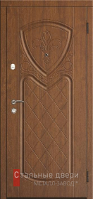 Стальная дверь С зеркалом №46 с отделкой МДФ ПВХ